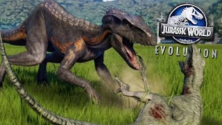 INDORAPTOR KILLING SPREE  ALL NEW DLC DINOSAURS  Jurassic World Evolution [upl. by Eckart]