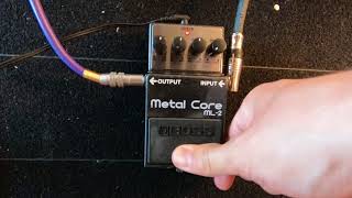 Review del pedal Boss Metal Core ML2 en 3 minutos [upl. by Richel]