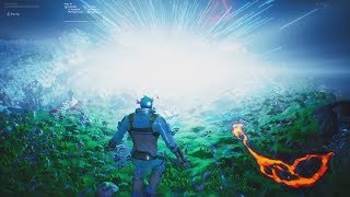 The End Of Fortnite Live Event Rocket Blows Up Map [upl. by Baudin216]