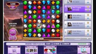 How to clear all the jewels when playing Bejewelled Blitz on Facebook [upl. by Nadnal]