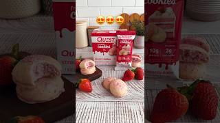 Meet Quest Strawberry Cake Frosted Cookie 🍓🍰😋 [upl. by Eseenaj]