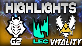 G2 ESPORTS VS VITALITY HIGHLIGHTS LEC 2024 SUMMER SEASON JORNADA 8  LEAGUE OF LEGENDS  ESPAÑOL [upl. by Tabshey]