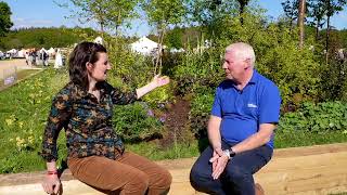 Discover Hilliers feature garden A Woodland Escape from BBC Gardeners World Spring Fair 2024 [upl. by Asyle]