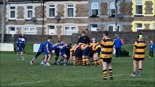 Porth harlequins rfc u13 vs Aberdare porth 2917 aberdare [upl. by Lyrrehs]