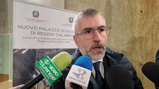 Reggio il Procuratore Lombardo quotpalazzo di Giustizia è strumento di contrasto alla ndranghetaquot [upl. by Takakura]