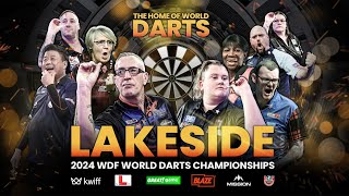 🎯 LIVE 2024 WDF Lakeside World Darts Championship • Day 5 Evening Session [upl. by Ahsoet]