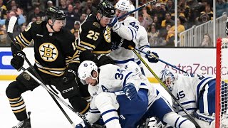 Maple Leafs Edge Bruins in Overtime to Stay Alive in Playoffs [upl. by Annaeed672]