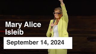 Mary Alice Isleib  September 14 2024 [upl. by Netsirhc]