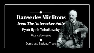 Danse des Mirlitons  Pyotr Tchaikovsky  Demo and Backing Track [upl. by Lehet]