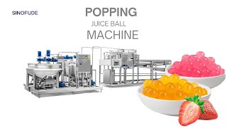 Professional Bubble Tea Pearls Machine Taiwan Popping Boba Ball Making Machine unexpected machine [upl. by Pippa]