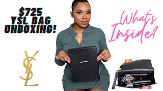 YSL Monogram Clutch Unboxing  Taliah Ali [upl. by Edras]