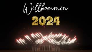 Willkommen 2024 am Brandenburger Tor [upl. by Selhorst]