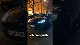 Aston Martin Vanquish S Exhaust Sound 🔊 automobile [upl. by Madalyn]