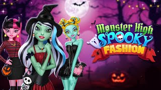 Monster High Spooky Fashion  New game From Cutedressup [upl. by Einwahs685]