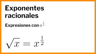 Cómo escribir 3 radicales como EXPONENTE RACIONAL 1 [upl. by Kleon]