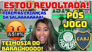 🤬 REVOLTADA TEIMOSIA CUSTOU CARO  PÓS JOGO  PALMEIRAS 1 X 1 BOCA  TIREM AS CRIANÇAS DA SALA [upl. by Nohtanhoj420]