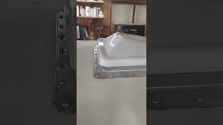 Bicycle Camper Trailer with slideout Vent install video 2 [upl. by Aitnyc]