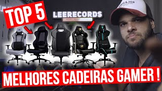 TOP 5 CADEIRAS GAMER  As Melhores CADEIRAS GAMER 2023 [upl. by Elletse]