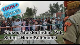 India Pak Border  fazilka  at zero line  Closest Border [upl. by Cost]