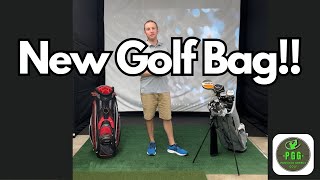 Ping Hoofer Golf Bag Review I finally upgraded my Golf Bag [upl. by Ssitnerp]