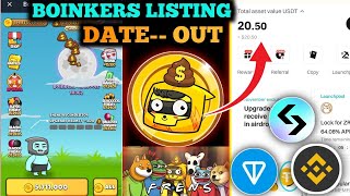 Boinkers Airdrop Listing Date Tokens Withdrwal Start  Boinkers airdrop useless airdrop [upl. by Affrica]