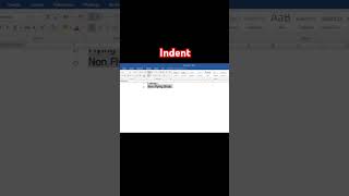 Indent in msword indent affects to first line of paragraph [upl. by Cairns]