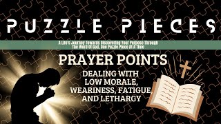 Prayer Points  Struggling With Low Morale Weariness Fatigue amp Lethargy [upl. by Pul]