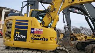 Komatsu PC138USLC Excavator with Rubber Tracks [upl. by Nylatsyrc]