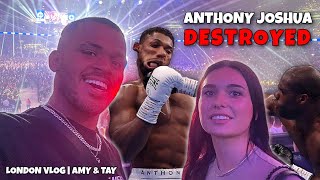 We Watched Boxings Biggest Upset  Amy amp Tay London Vlog [upl. by Yelahs157]