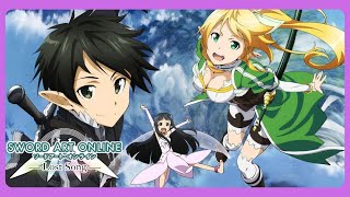 Enfrentando um Boss de Lv 225 em Minha Primeira Jogada em Sword Art Online Lost Song  2024 [upl. by Aisatsan]