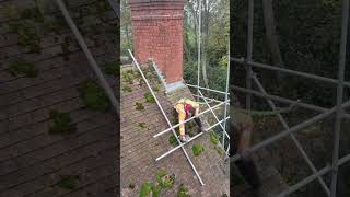 Getting the back in on a chimney Check out the full Video [upl. by Pironi]