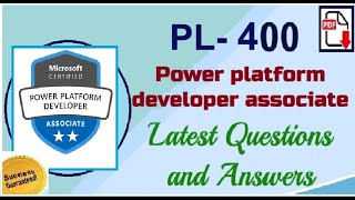 Part20  Microsoft Power Platform Developer Associate PL400  Practice Questions and Answers [upl. by Decker]