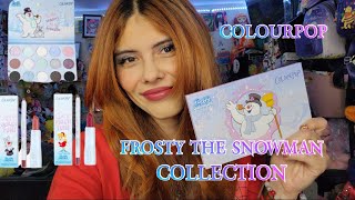 COLOURPOP X FROSTY THE SNOWMAN COLLECTION ⛄️ [upl. by Shaffert]