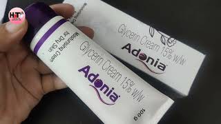 Adonia glycerine cream 15 uses in hindi dry skin ki problem ke liye best। [upl. by Virendra682]