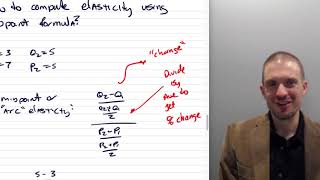 QA Price Elasticity of Demand Midpoint Formula [upl. by Notsag]