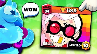 CLASSICO 1 COPPA al RANK 35 BELLE 1250 COPPE  Brawl Stars [upl. by Eissim3]