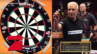 Letztes Spiel der Gruppenphase Baxxter amp van Barneveld vs Moschner amp Wright  Promi Darts WM [upl. by Milo]