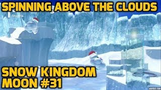 Super Mario Odyssey  Snow Kingdom Moon 31  Spinning above the Clouds [upl. by Imef741]