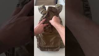 Plate carrier DIY back panel mod with USMC hydration pouch pewpew shtf shorts [upl. by Toblat]