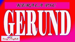 KERALA PSC ENGLISH CLASS  GERUND [upl. by Ahsenek996]