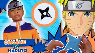 COMO FAZER UM SHURIKEN DO NARUTO 🌀 SHURIKEN DE PAPEL [upl. by Helbonia]