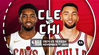 Cleveland Cavaliers vs Chicago Bulls Full Game Highlights  Nov 11 2024  202425 NBA Season [upl. by Lunsford]