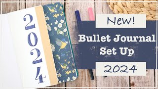 2024 New Bullet Journal Set Up  Plan With Me  Beginner Friendly [upl. by Ydiarf396]