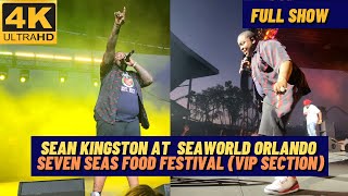 4K Sean Kingston at SeaWorld Orlando 2023  Full Concert with a Special Guest [upl. by Crawley524]