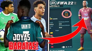 FICHAJES BARATOS para EQUIPOS SIN PRESUPUESTO en FIFA 22 MODO CARRERA [upl. by Naujtna416]