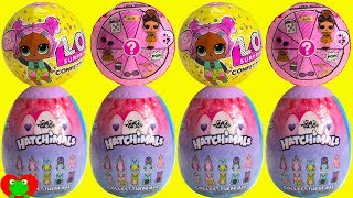 LOL Dolls Gets Hatchimals Surprise Eggs [upl. by Hallagan]