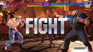 Street Fighter 6 🔥 Syuji Rank 3 Guile Vs Junior Rank3 Zangief 🔥 SF6 High Level Matchs [upl. by Leora]