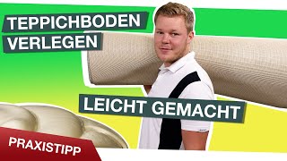 Teppich verlegen Eigentlich kein Problem aber … [upl. by Zinnes]