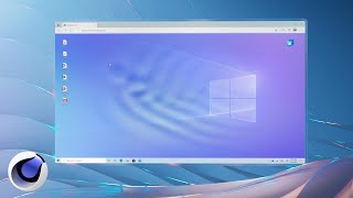 Cinema 4D tutorial quotMicrosoft Windows 365 quot Workflow فيديو تعليمي باستعمال [upl. by Harbison185]