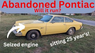 Will this Pontiac run after sitting 25 year [upl. by Syhr450]